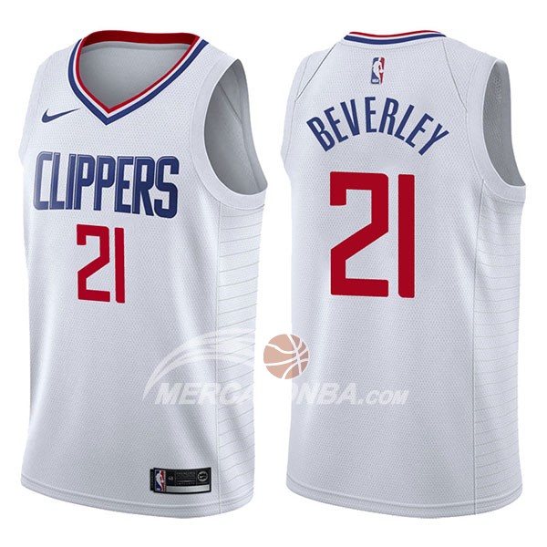 Maglia NBA Los Angeles Clippers Patrick Beverley Association 2017-18 Bianco